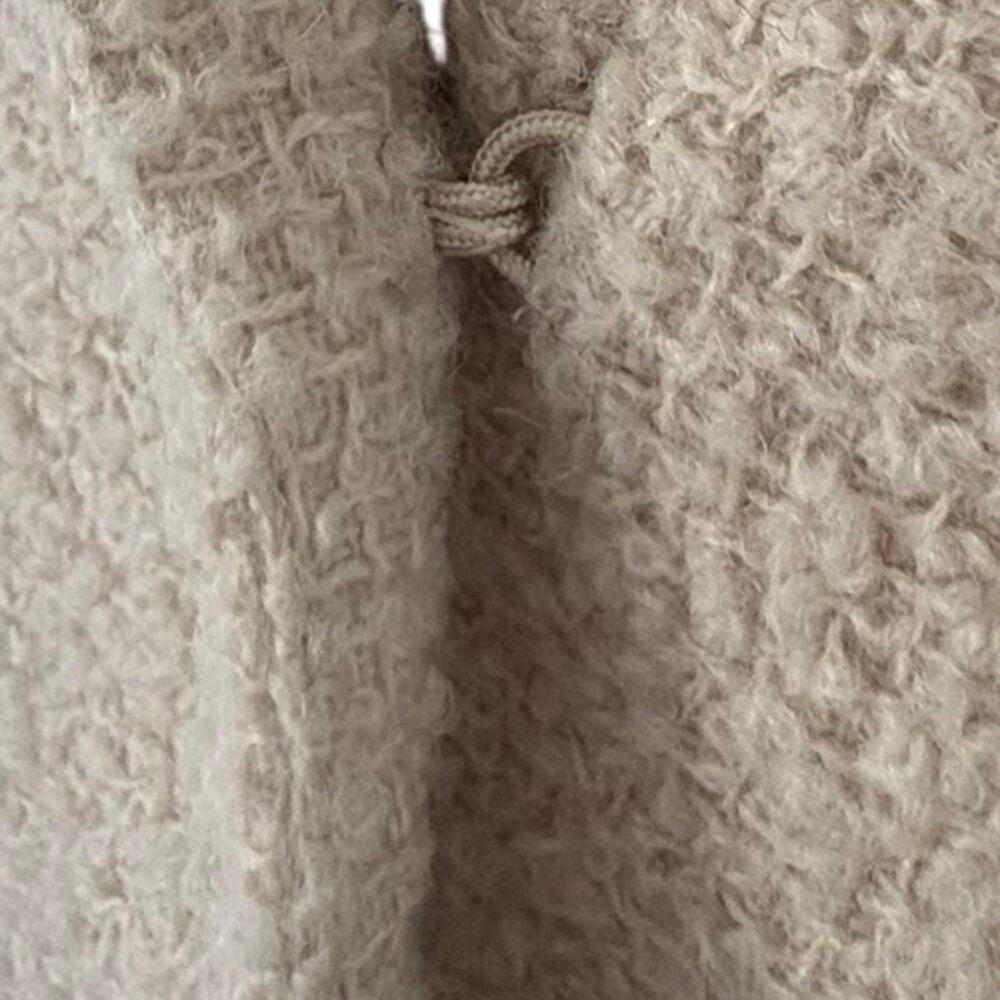 Eileen Fisher Wool Textured Blazer Jacket M Cream Old Money Business Carrier - Picture 5 of 10